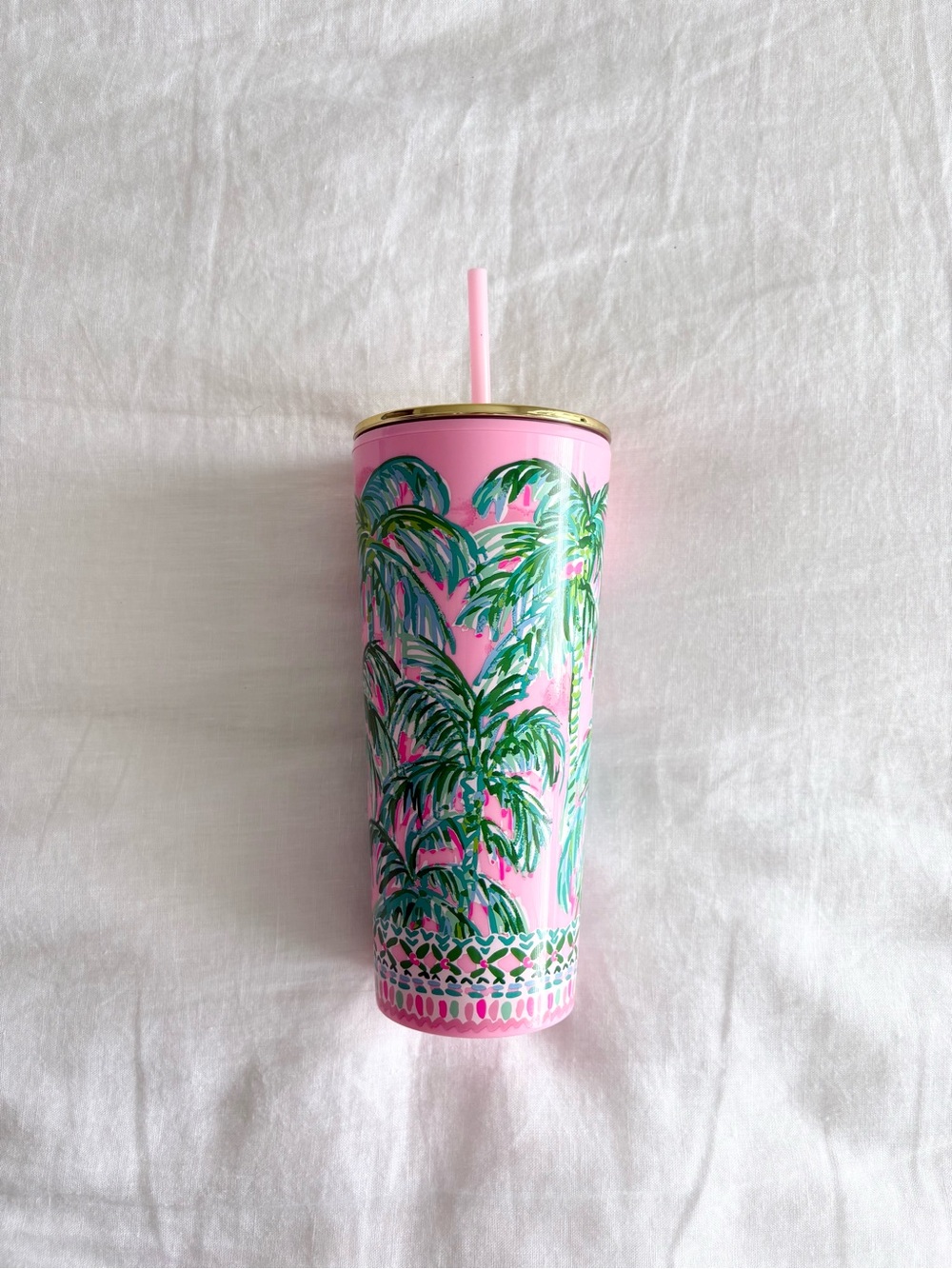 Lily Pulitzer Pink Tumbler